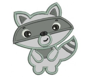 Stickmuster - Waschbär